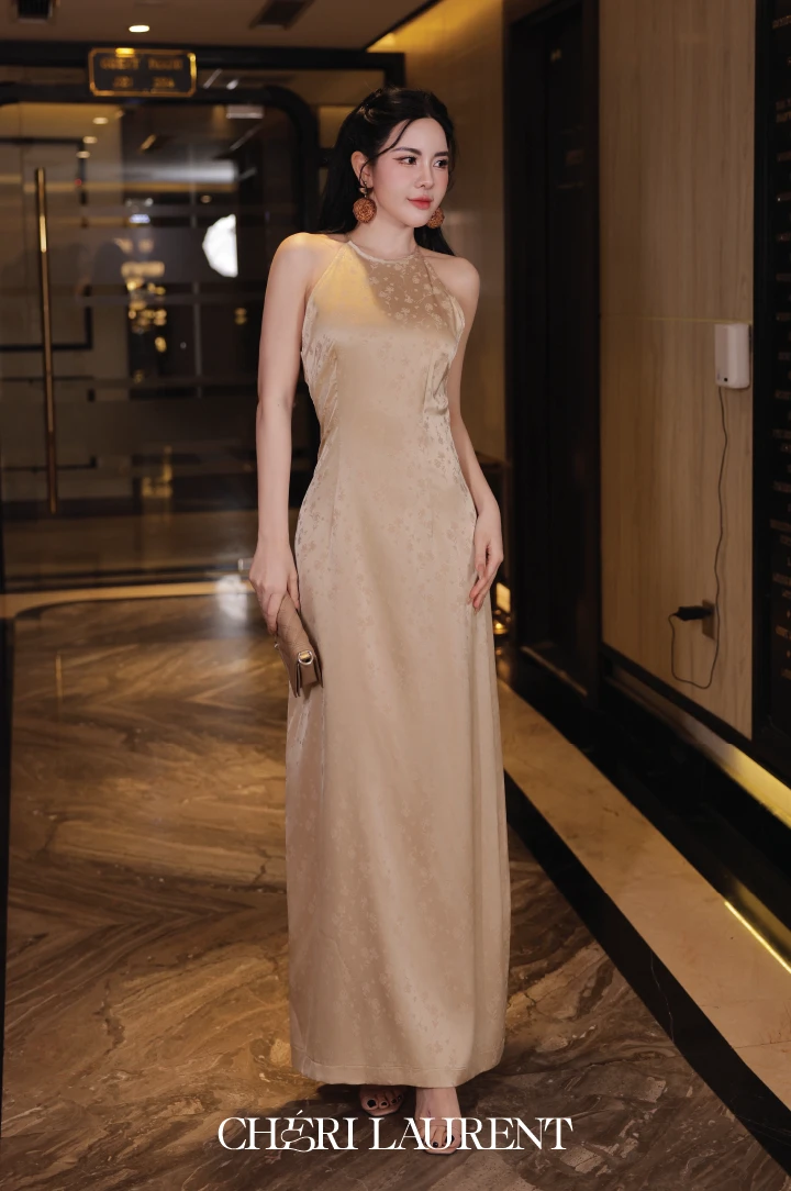 Meixi Dress - Nâu - MAY RIÊNG